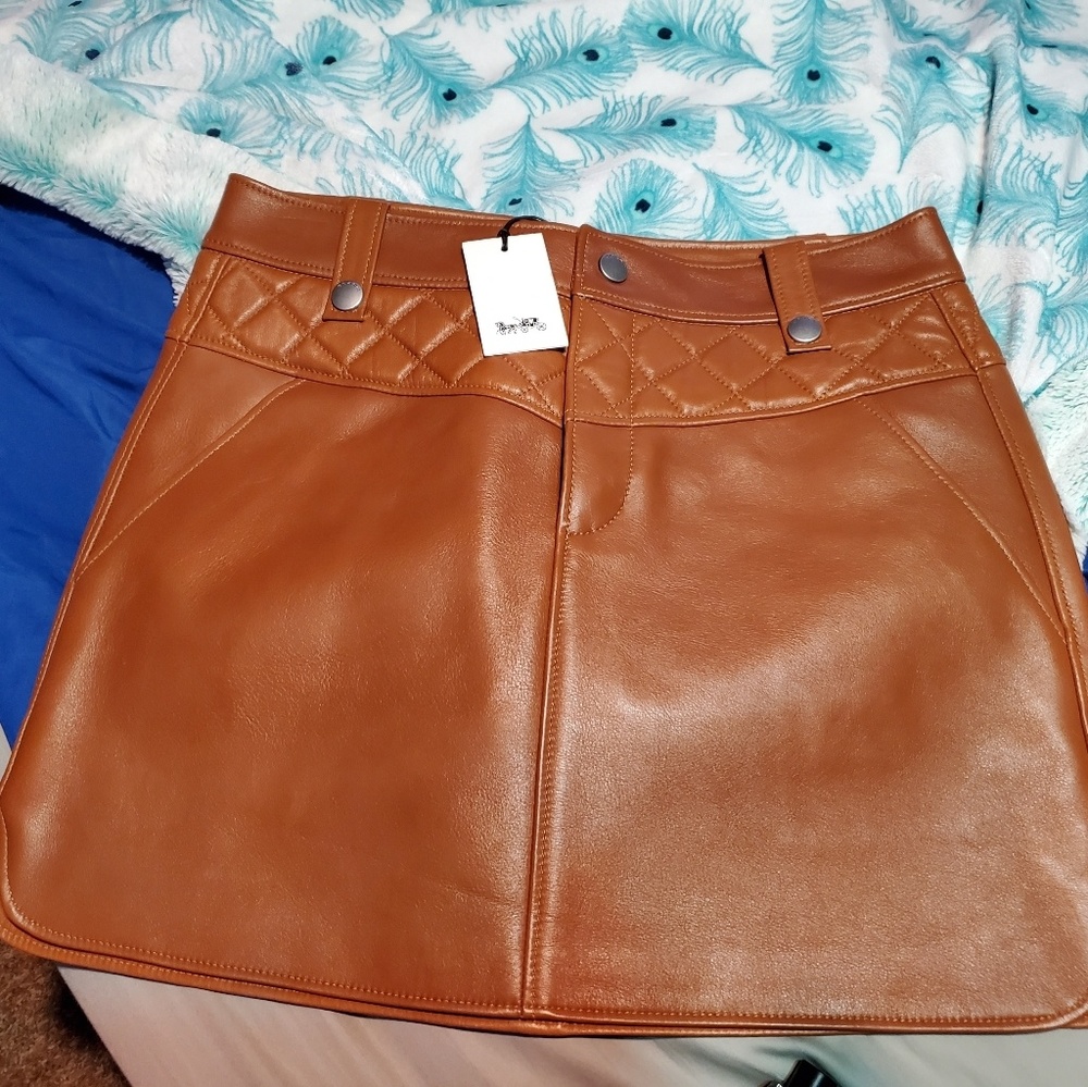 Coach skirt with tags never used